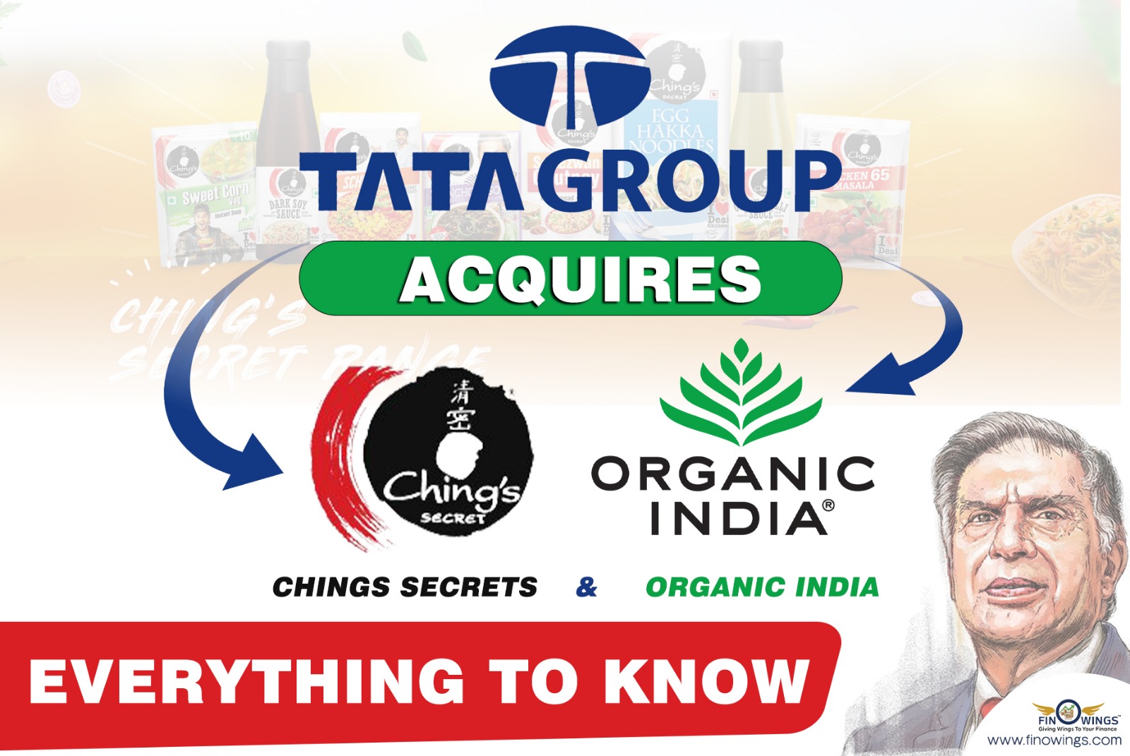 TATA Acquires Chings Secrets & Organic India: Everything To know